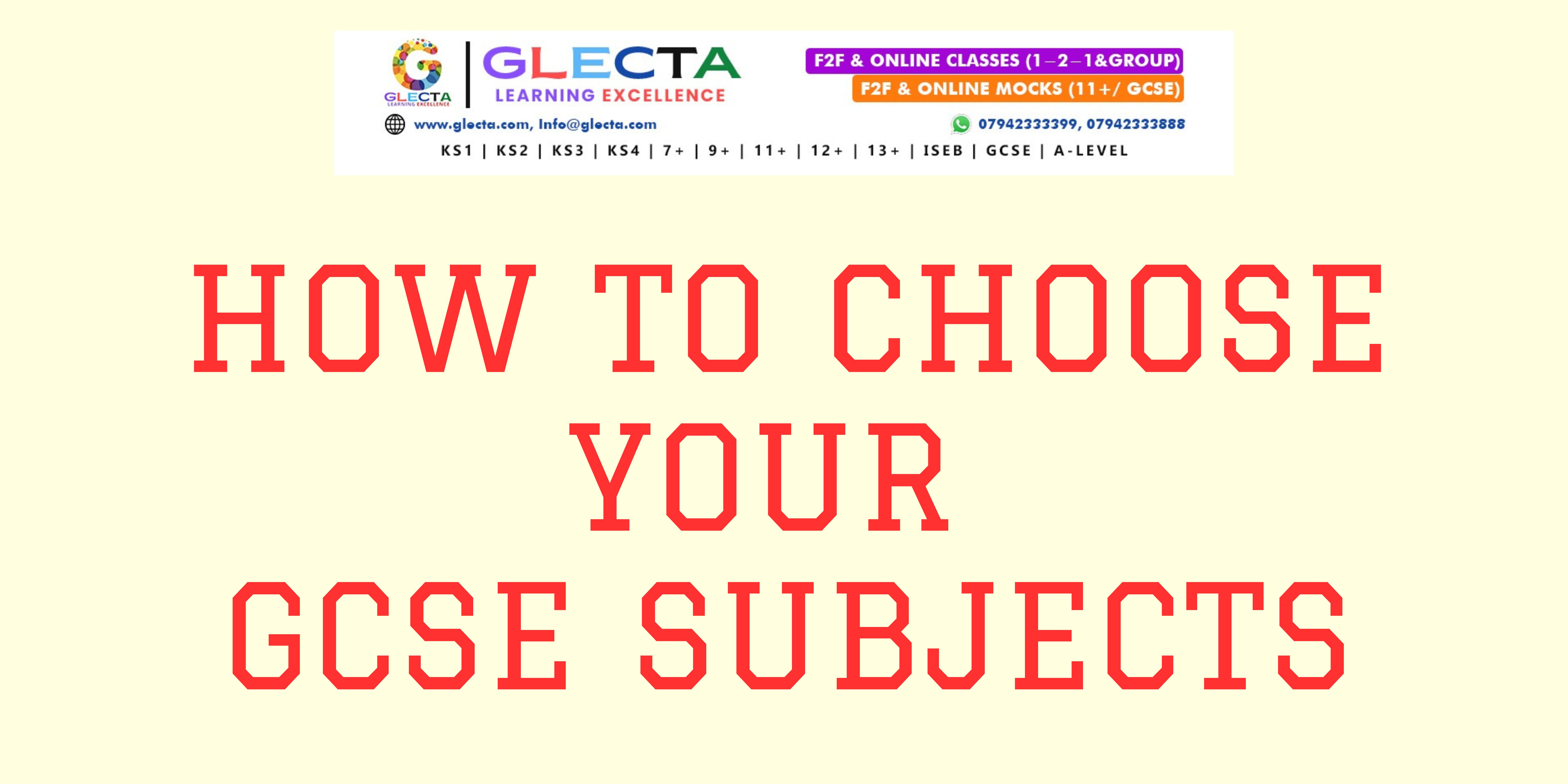 GCSE Subject Choices Guide: Step-by-Step Help for Parents & Students